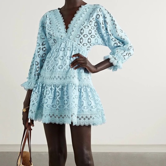 WAIMARI Amante sky blue mini dress - Picture 2 of 7